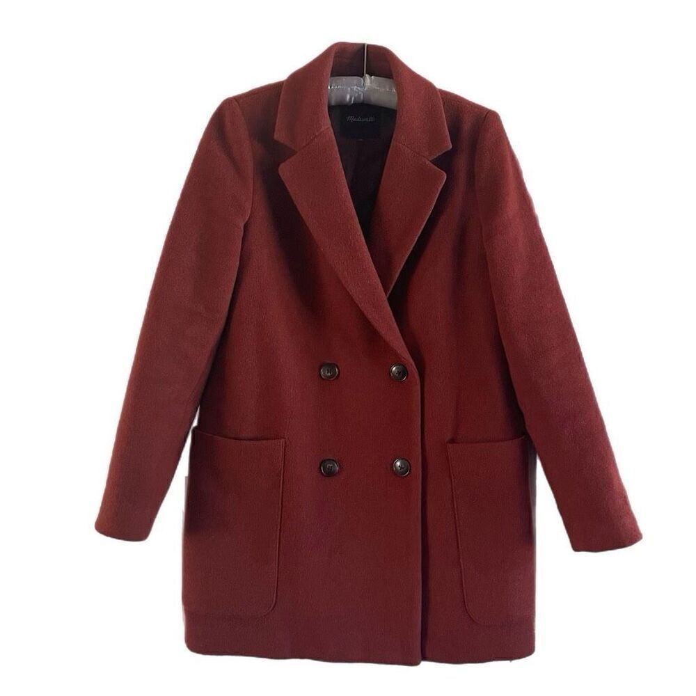 Madewell Hollis Double-Breasted Wool Blend Coat